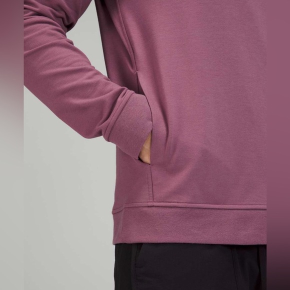 Mens Lululemon City Sweat Pullover Hoodie Vintage Plum Size Small - Picture 2 of 12